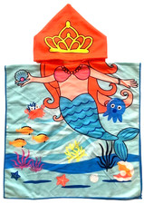 Kapuzen-Badeponcho 116 cm