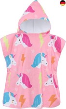 Badeponcho Kinder mit Kapuze