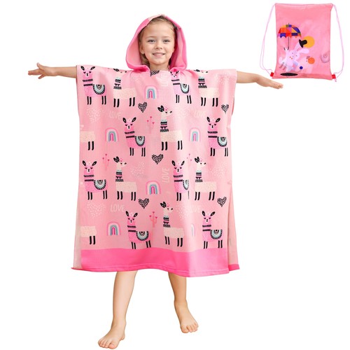 Badeponcho mädchen mikrofaser - mädchen,