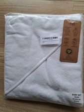 3 tlg Baby Kapuzenhandtuch