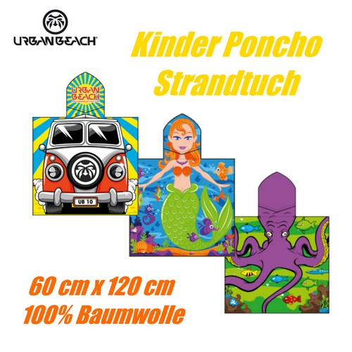 Urban beach kinder - urban, poncho