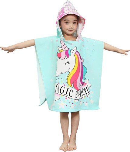 Badetuch kinder einhorn - einhorn, kapuze