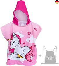 Badeponcho mit Kapuze Kind