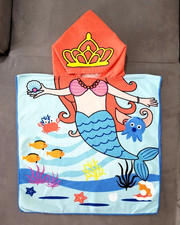 Kapuzen-Badeponcho 116 cm